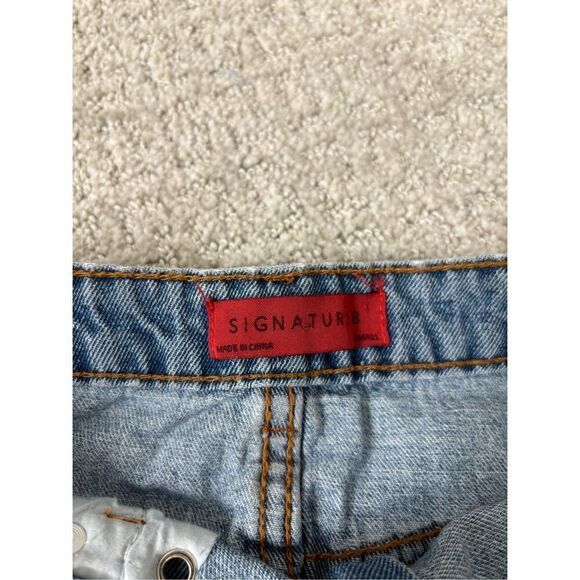 Y2K Signature 8 Denim Skirt - Picture 5 of 8